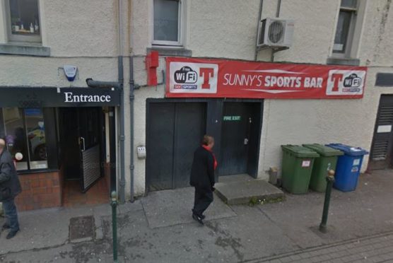 To go with story by Craig Munro. A team from NHS Highland is investigating a Covid outbreak in Fort William Picture shows; Sunny's Sports Bar, Fort William. Google Maps. Supplied by Google Maps Date; Unknown