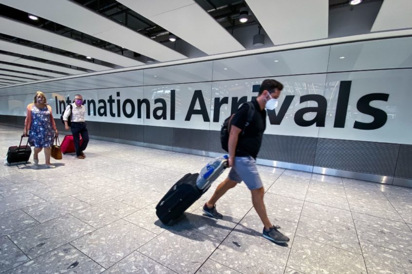 Flights to green list countries from Scotland have started back up