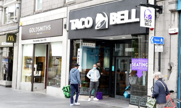 Taco Bell on Union Street.