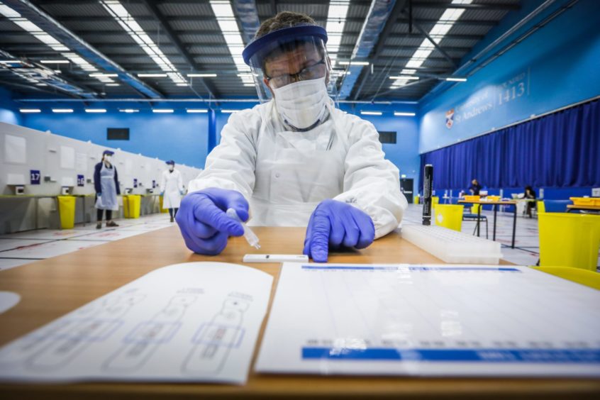 NHS Grampian has urged people to continue to take action to combat Covid-19 - including coming forward for their vaccination when contacted. Picture by Mhairi Edwards