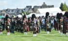 Mass Pipe Bands at the Aboyne Highland Games, 2019
Picture by Colin Rennie
