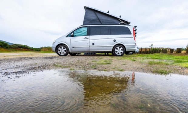 A soggy campervan holiday left Ken pining for home.