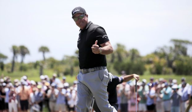 Phil Mickelson rolled back the years at Kiawah Island.