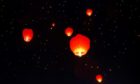 LIGHT SHOW: But rural leaders and fire chiefs have described sky lanterns as a blight on the countryside.