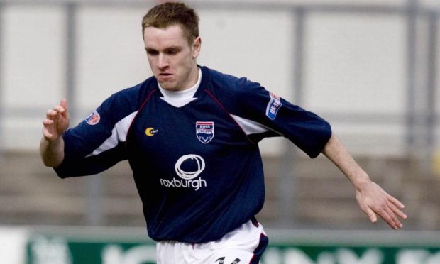 Adam Strachan during his time at Ross County