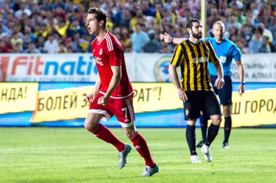Aberdeen previously played FS Kairat Almaty in the Europa League in 2015.