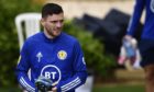 Scotland captain Andy Robertson during a training session at La Finca Resort n Alicante, Spain