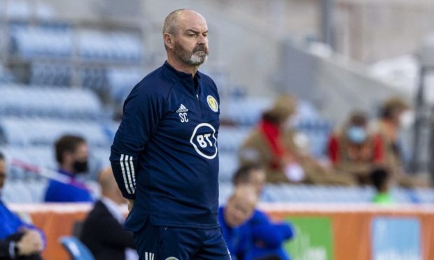 Scotland Manager Steve Clarke during a friendly match between Scotland and Netherlands at Estadio Algarve