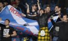 Scotland fans during the Euro 2020 match against Czech Republic at Hampden.