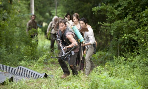 Facing zombies - as they do in The Walking Dead - is better than watching the Euros