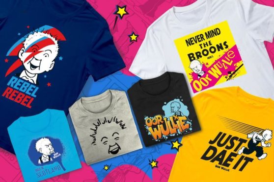 oor wullie tshirts selection