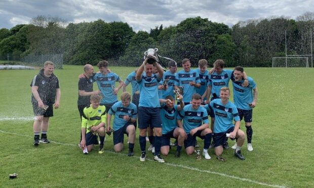 Alness United, the League Two winners in 2020/21.