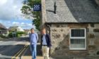Andrew Bowie and David Threadgold at Portlethen Police station.