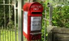 The postbox in Ardgay. Picture by Hugh Murray