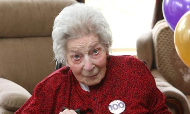 Four generations of Barbara's family came together on Wednesday to celebrate her 100th birthday.