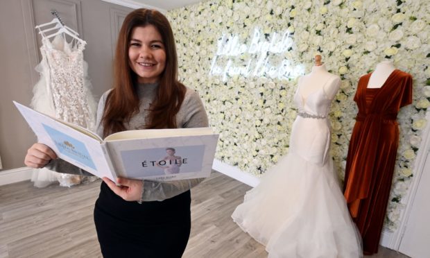 Limara Roberts dream came true when she opened Lillia Bridal at Netherton Business Centre Kemnay.
Pic by Chris Sumner
