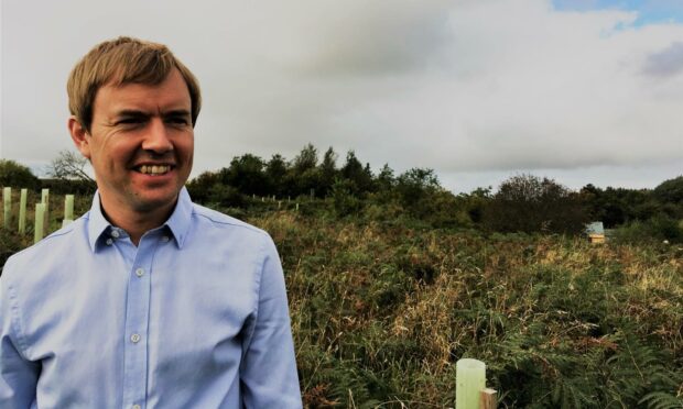 David McKay has been enjoying his organic farming studies with SRUC and has begun his own vegetable growing business.