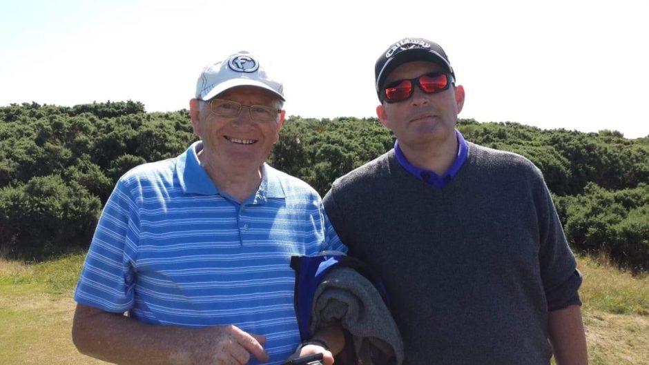 Derek, left, and James Logie.