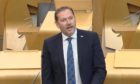Councillor Douglas Lumsden MSP made his first speech at Holyrood yesterday.