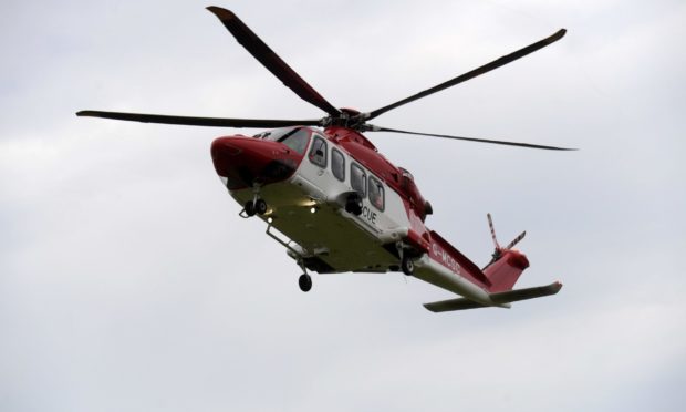 A coastguard helicopter. Picture by Kath Flannery/DCT Thomson.