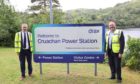 L-R Drax Group's Ian Kinnaird with UK Government Minister for Scotland, David Duguid, at Cruachan Power Station.