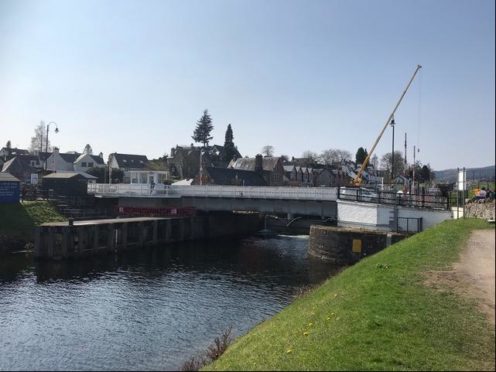 Essential roadworks are being carried out on the swing bridge in Fort Augustus from Monday, June 14