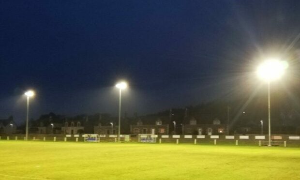 King George V Park, the home of Golspie Sutherland.