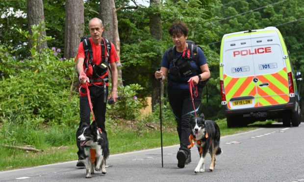 Searches for missing Inverness man George Critch are entering a third day.