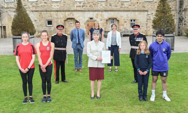 The Moray Badge was relaunched in a ceremony at Gordonstoun.