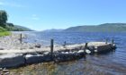 Water levels at Loch Ness are at record lows. Pictures taken at Dores Beach.
Pictures by JASON HEDGES