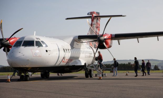 Loganair operates from Dundee Airport.