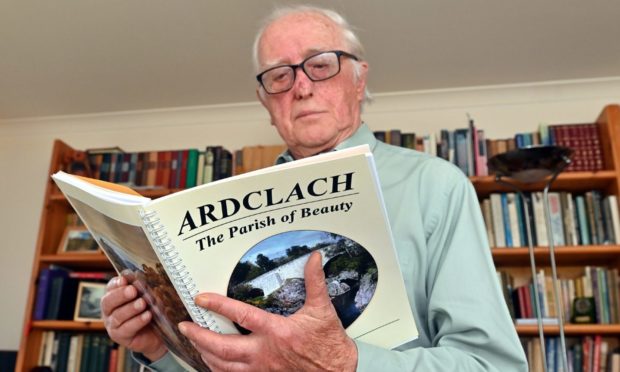 Retired teacher Ross Napier has written the book about the Ardclach parish where he grew up, near Nairn.