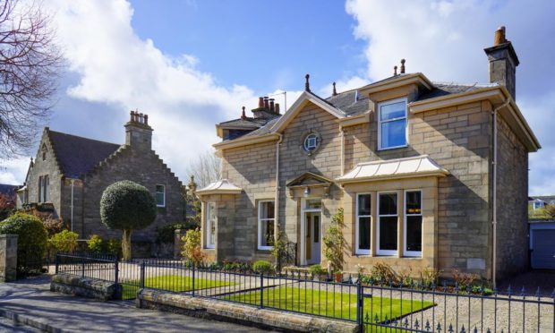 Norham, in Elgin, has a guide price of £595,000.