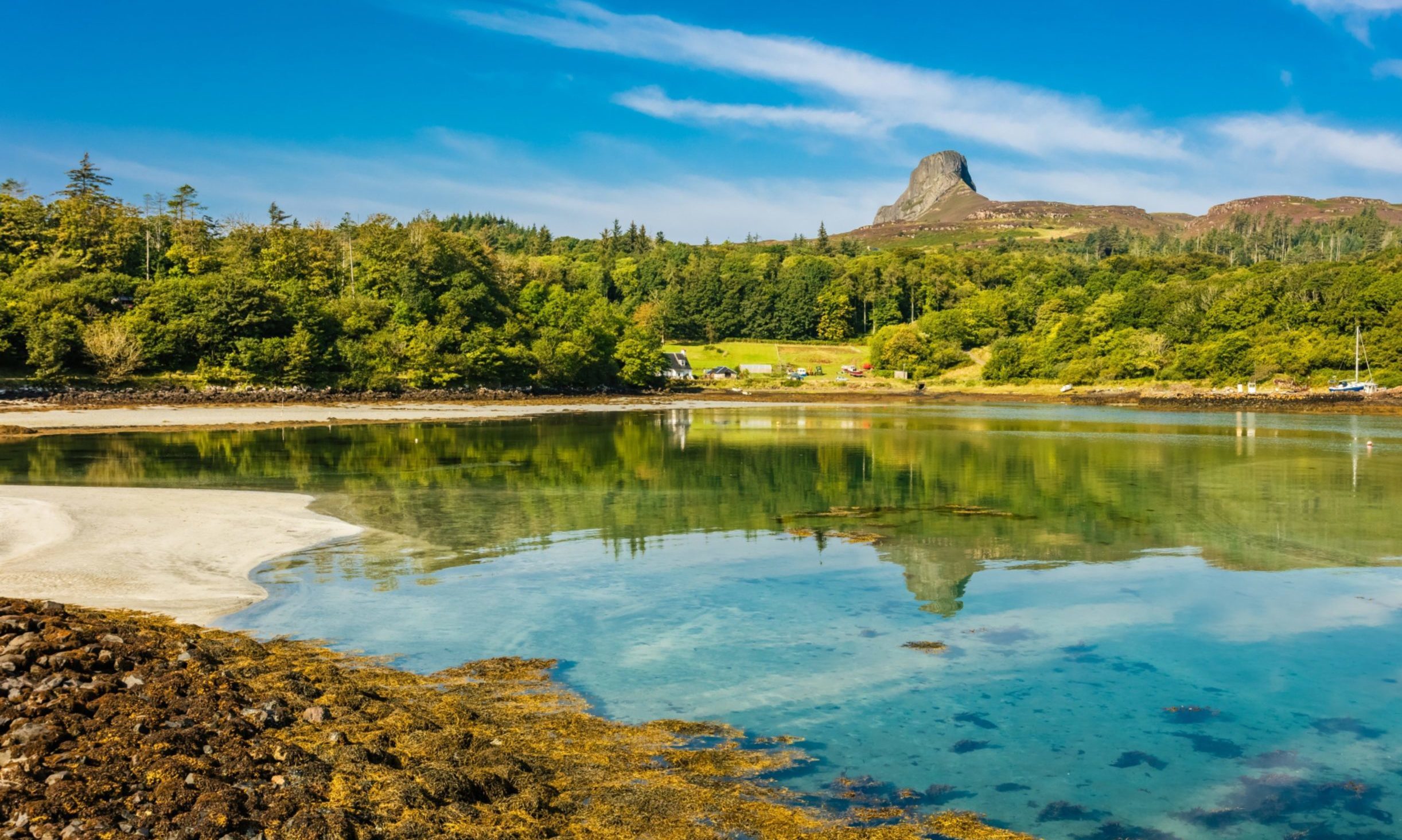 Eigg on a sunny day.