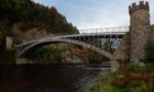 There has been uncertainty over who ownes the Telford Bridge at Craigellachie  for years. Image: Jason Hedges/DC Thomson