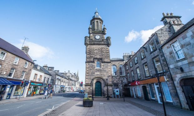 Forres town centre. Photo: DCT Media