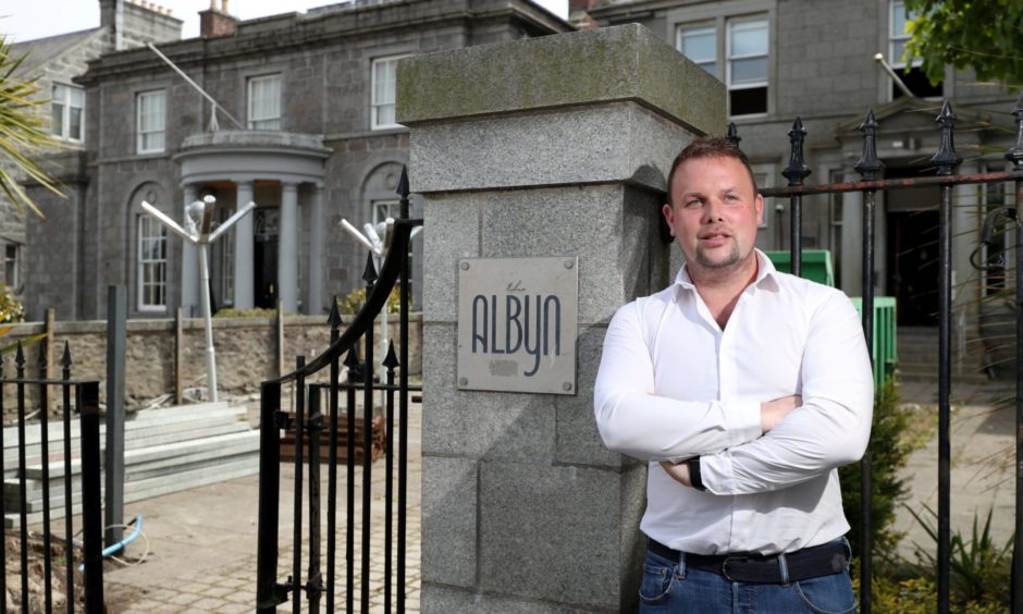 New owner of The Albyn in Aberdeen, Simon Cruickshank is keeping his plans for the Aberdeen bar a secret until opening, hoped to be in August.