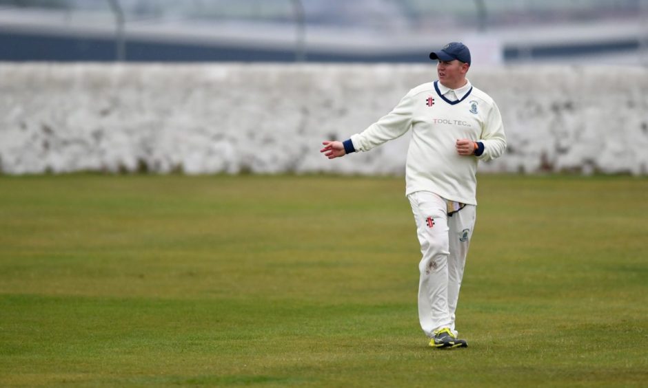 Huntly captain Jack Mitchell.