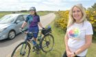 Melanie Newbould of the Laich of Moray Active Travel Group, pictured left, and Carolle Ralph of Lossiemouth Community Council close to the proposed route of the path near Lossiemouth.