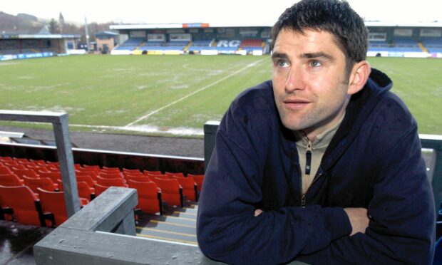 Stuart Taylor during his time as a player with Ross County in 2005.