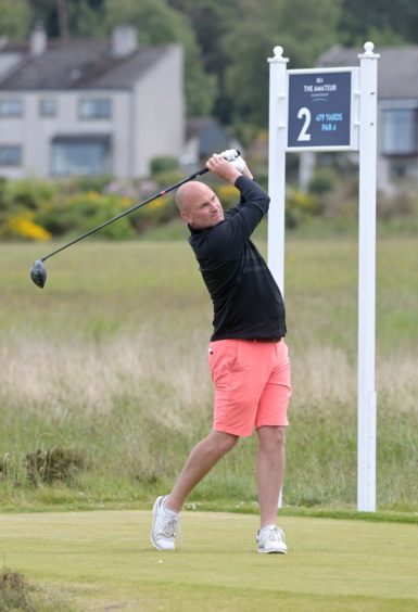 Kilmacolm's Matthew Clark crashed home a course record 62 on Tuesday to top the stroke play scoreboard. He bowed out the next day against England's Mason Essam.