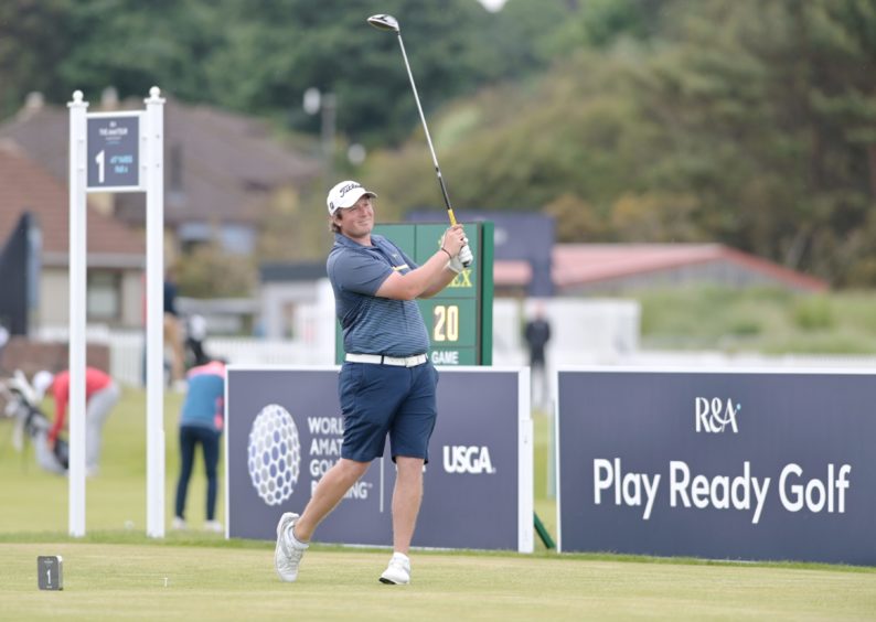 Nairn's Fraser Fotheringham just missed the cut by three shots after two days of stroke play action.