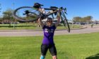 Robyn Muscroft-Bloomfield completes 500 miles in five days. Supplied by Stroke Association.