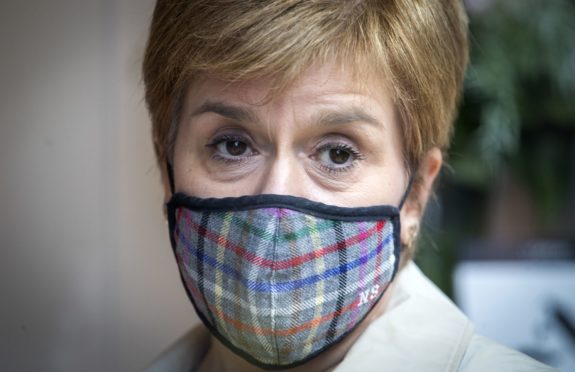 First Minister Nicola Sturgeon.