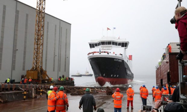 The MV Glen Sannox.