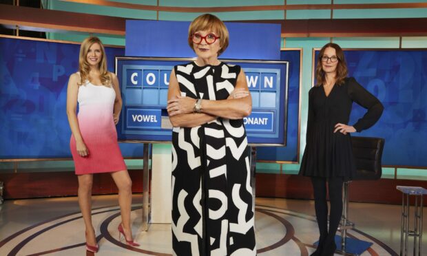 Anne Robinson is the new host of Countdown, along with stalwarts Rachel Riley, left, and Susie Dent.
