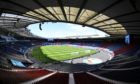 Hampden Park will host the Women's Scottish Cup semi-finals and final for the first time this season. Image: AP Photo.