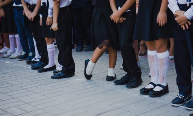 As temperatures soared, girls at Oban High School were being reprimanded for failing to wear tights.