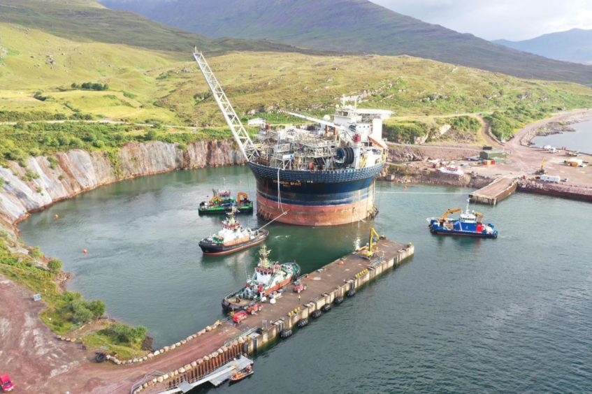 Voyageur Spirit undergoing maintenance