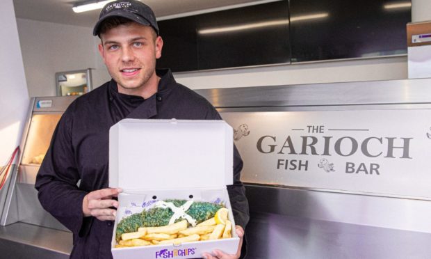 Glen Morrison with the Scottish Haddock.